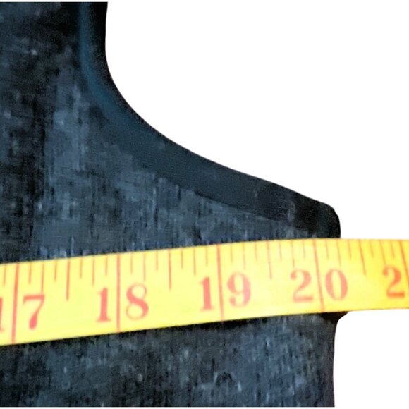 Aigle Actimum Mens Wool Blend Zip-Up Vest W/ Pockets Medium Black/Gray - Picture 3 of 6